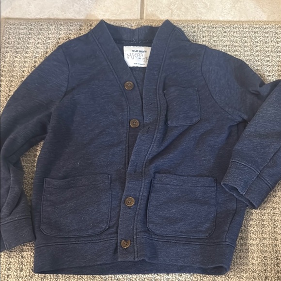 Old Navy Dark Blue Button-Up Cardigan - Picture 1 of 5